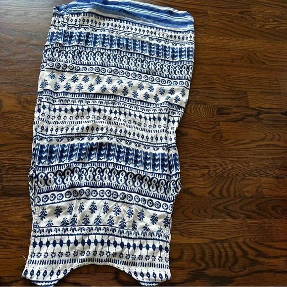 beachlunchlounge summer dress Blue and White Sleeveless Summer Dress - Picture 13 of 14